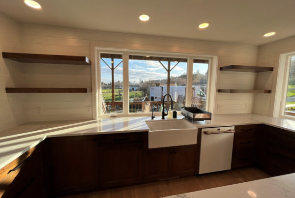 Farmhouse Kitchen by Savvy Cabinetry of Seattle